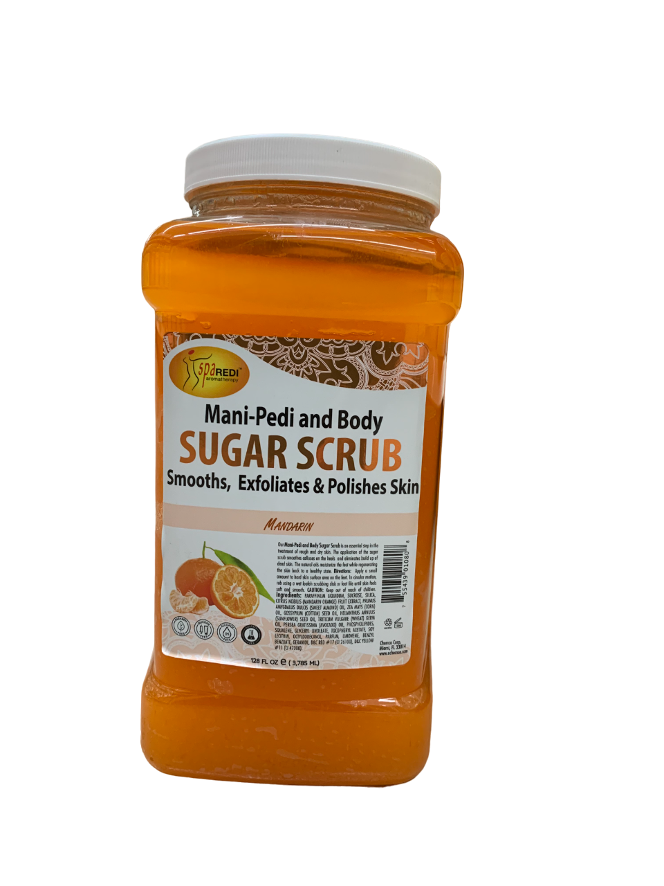 SpaRedi Mani Pedi and Body Sugar Scrub Mandarin